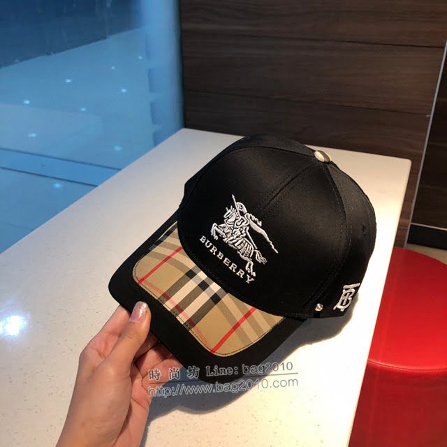 Burberry男士帽子 巴寶莉經典戰馬棒球帽鴨舌帽  mm1176